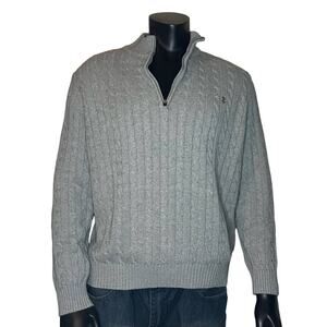IZOD- Men’s Gray XL Gray Sweater